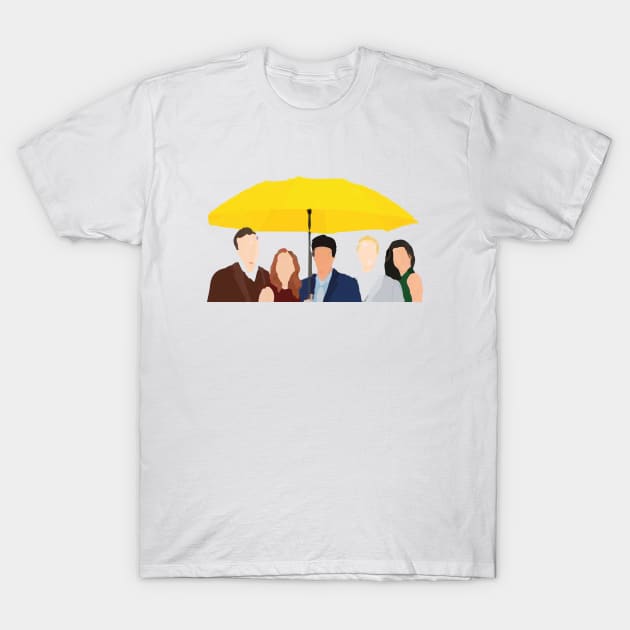 Yellow Umbrella T-Shirt by We Love Gifts